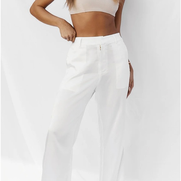all things golden Pants - All Things Golden Women’s silk cream trouser’s